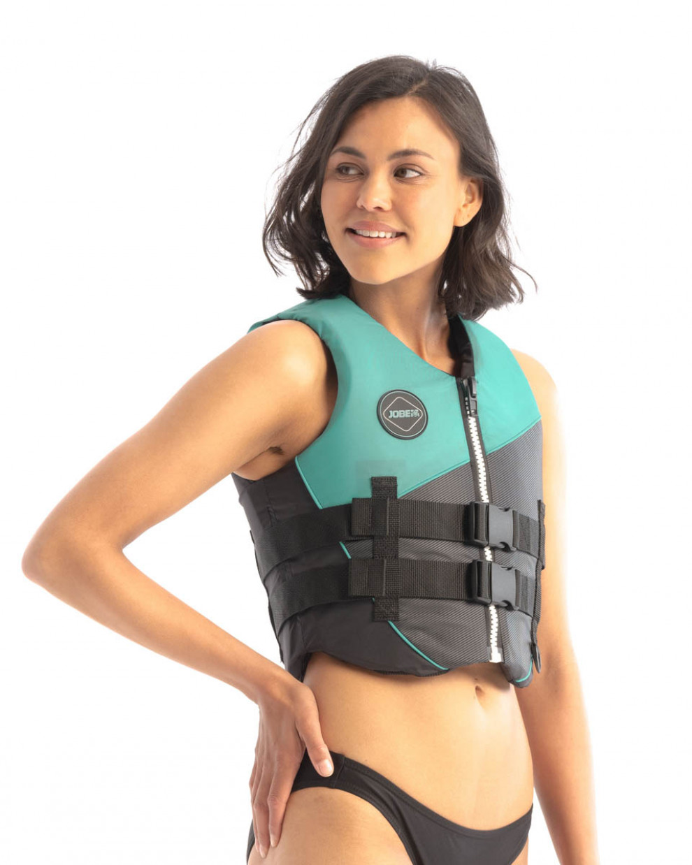 Водный защитный жилет женский Jobe Nylon Life, бирюзовый
