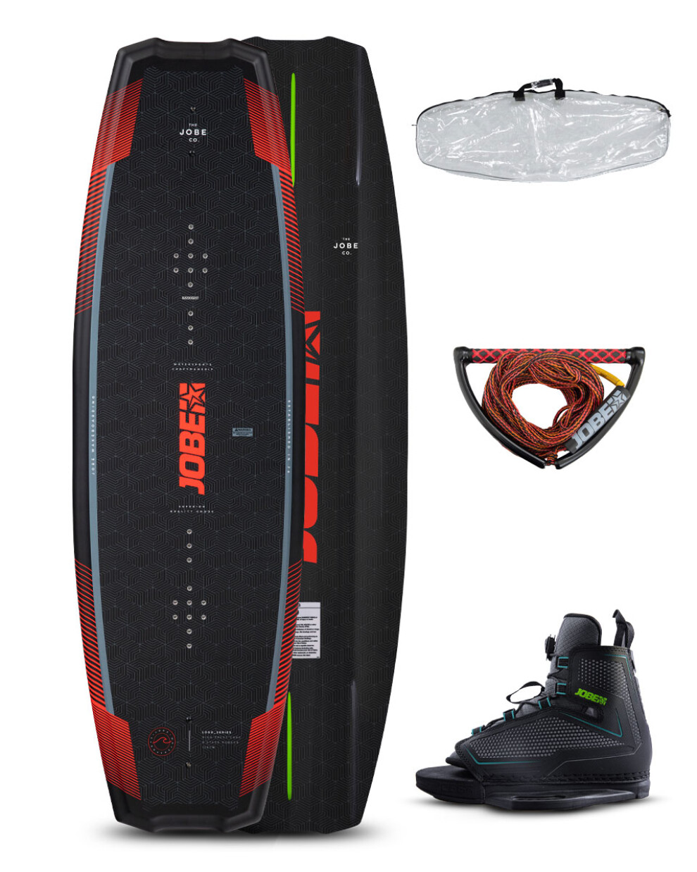 Veikborda dēlis ar aksesuāriem Jobe Logo Wakeboard 138, 40-46 izmērs