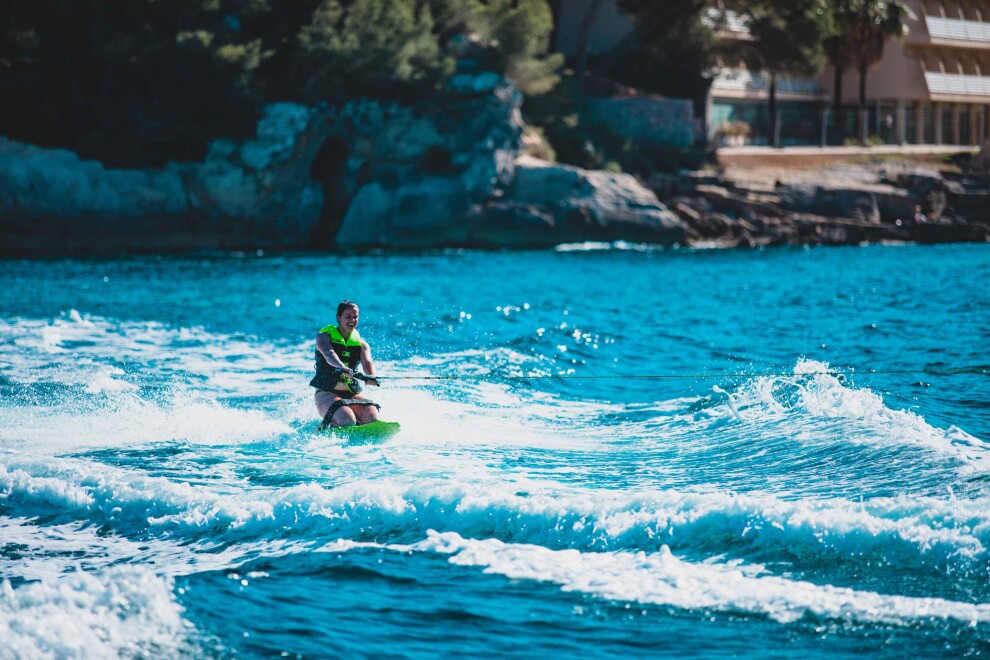 Knībodrs Jobe Slash Kneeboard uz ceļiem braucamais dēlis, laima zaļš