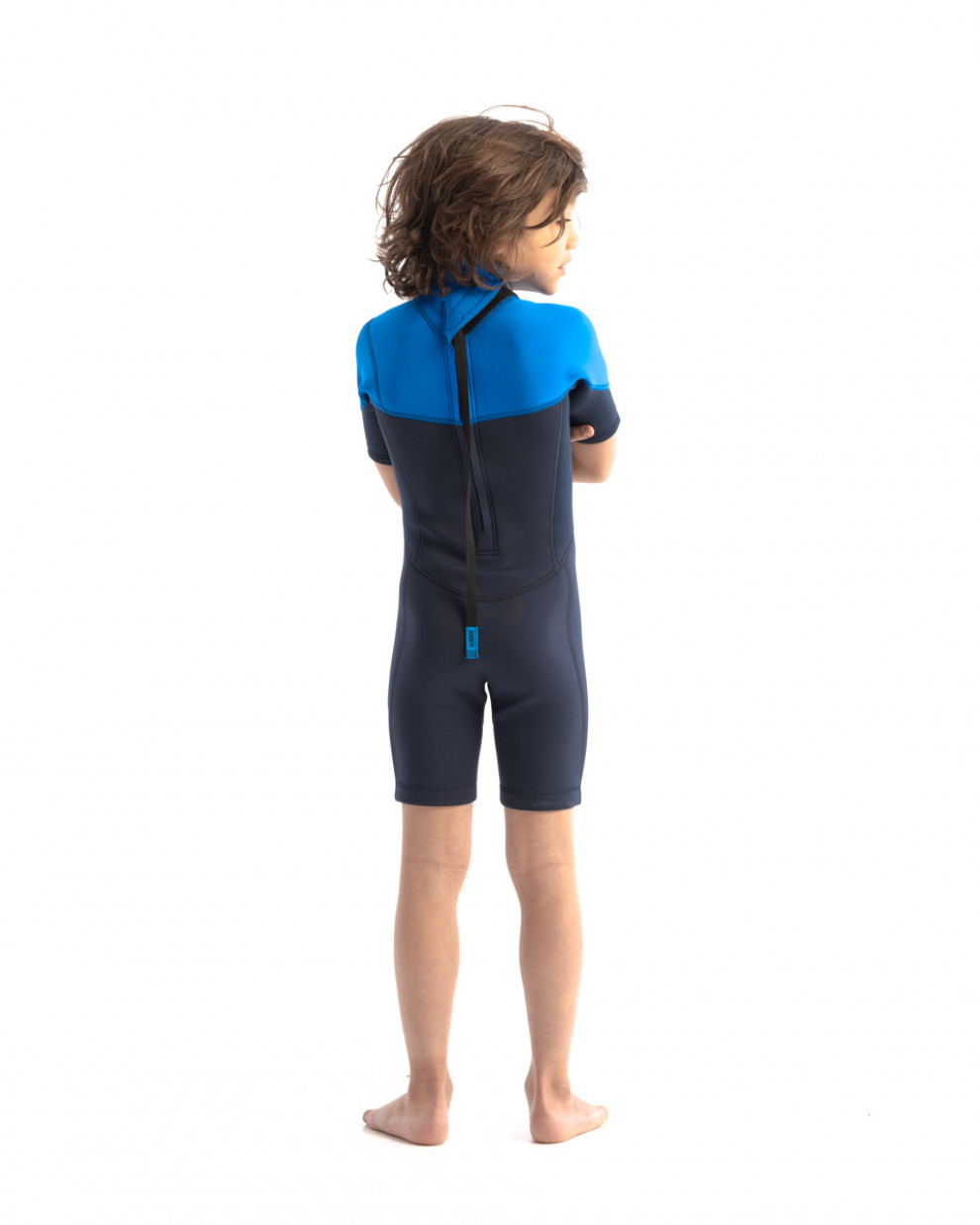 Bērnu īsais hidroterps Jobe Boston 2mm Shorty, zils