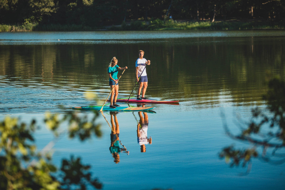 Solid SUP Board Jobe Bamboo Parana 11.6, 350x78.7x13.5 cm