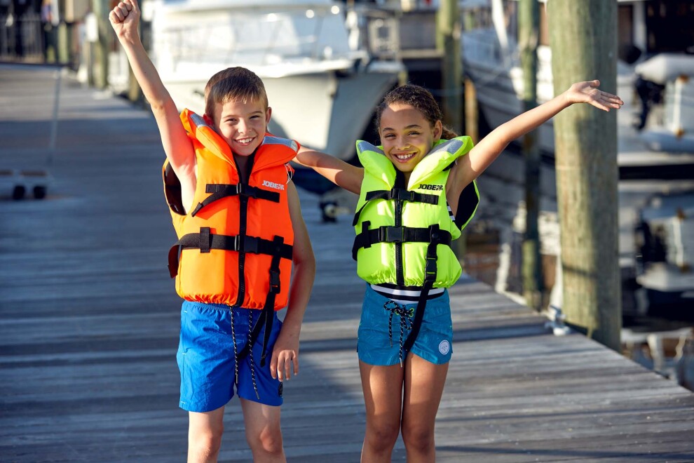 Водный защитный жилет для детей Jobe Comfort Boating Life, жёлтый