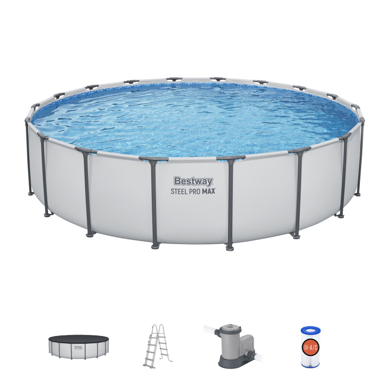 Каркасный бассейн Bestway 56462 Steel Pro Max Set 549x122 см