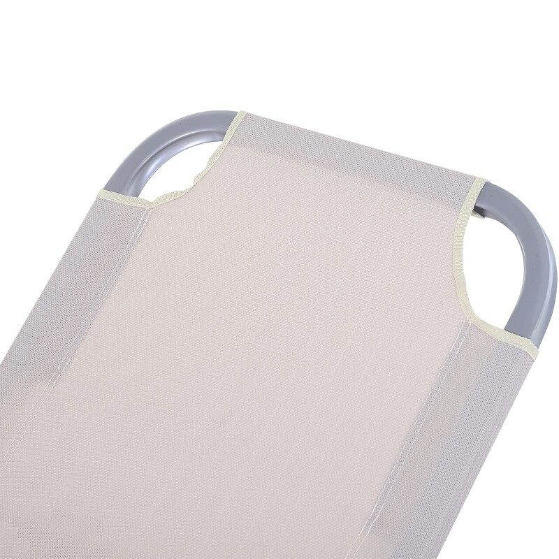 Sauļošanas zvilnis, gulta 191x59x30 cm, balta