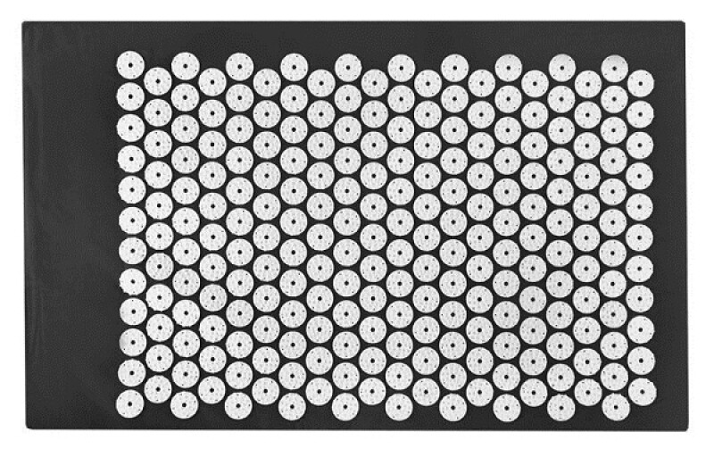 Акупунктурный акупрессурный коврик чёрный (00005830)