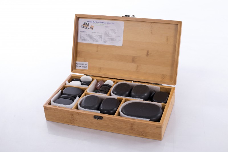 Hot Stone Therapy – Professional Set of 60 Stones.