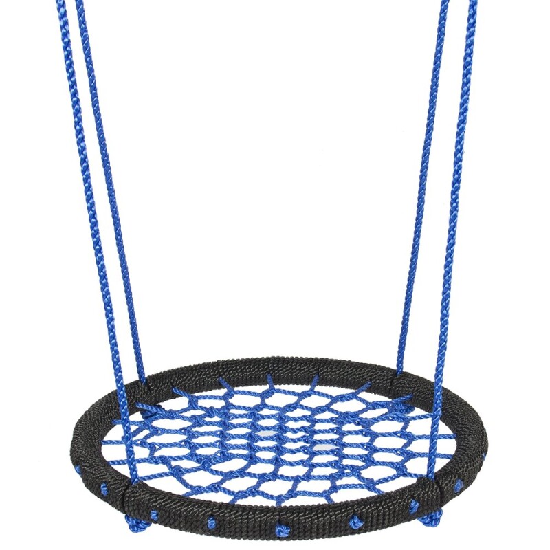 Качели - гнездо Oval 108x84 см, КВТ, черно-синий
