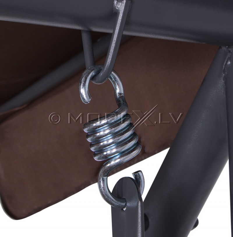 Garden swing 240x120, 4-seater, brown