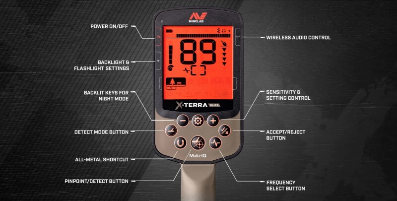 Metāla detektors Minelab X-Terra Elite + DĀVANA PRO-FIND 35
