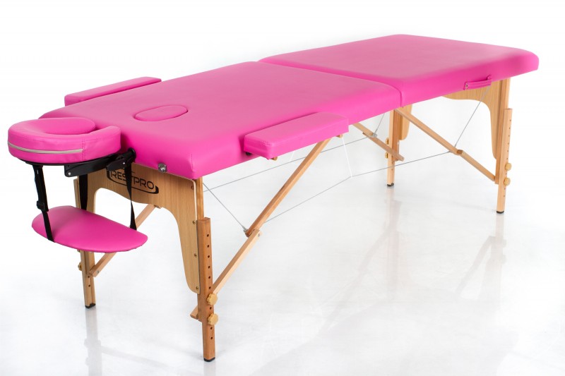 RESTPRO® Classic-2 Pink masāžas galds (kušete)