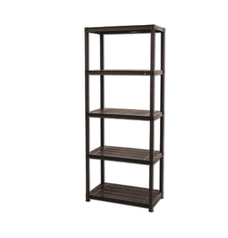 Plastic shelves Platin 170x71x38cm