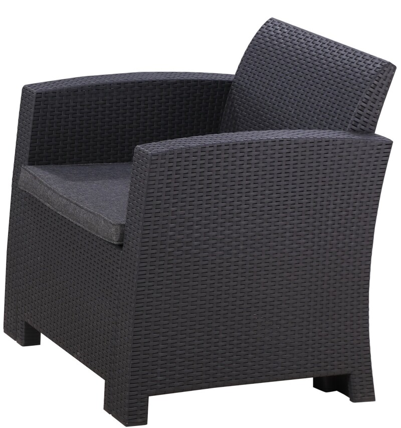 Ротанговый комплект мебели: диван, 2 кресла, стол