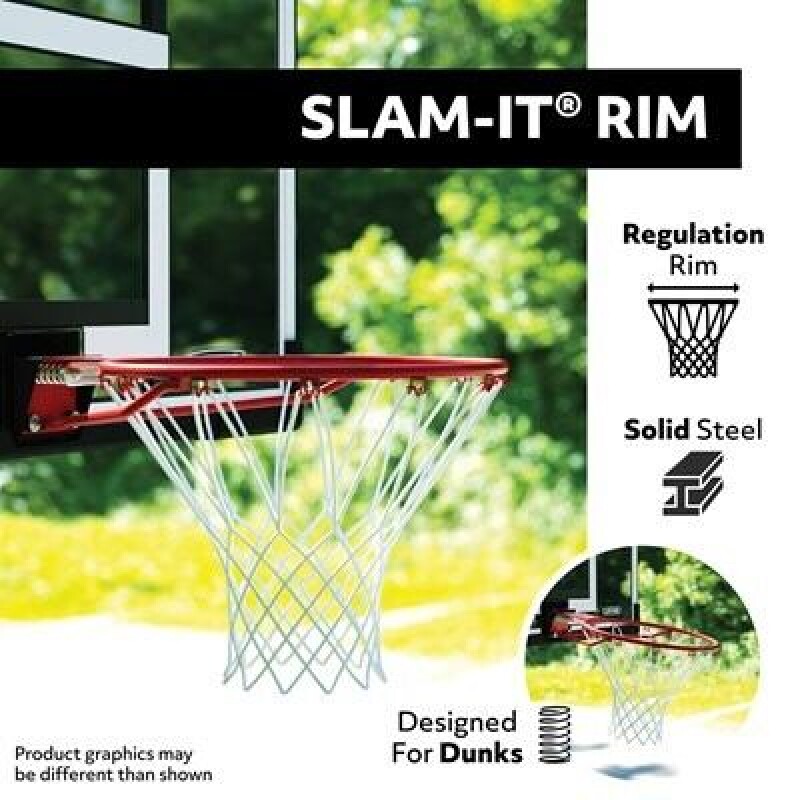 LIFETIME 71281 Basketball set (2.28 - 3.05m) (Power Lift!)