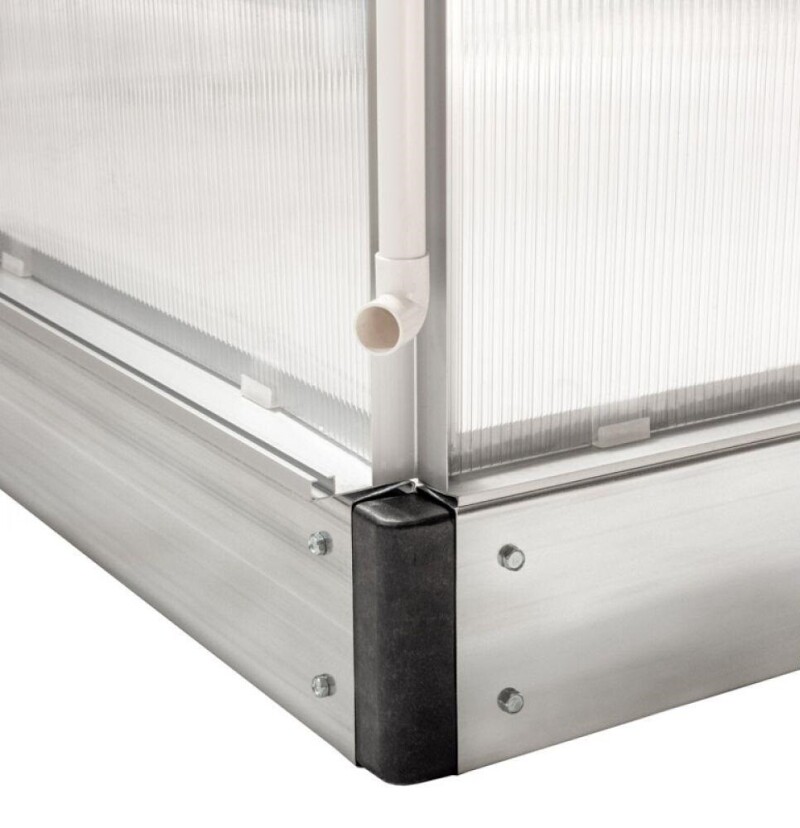 Поликарбонатная теплица 7.22м² (3.8x1.9м)