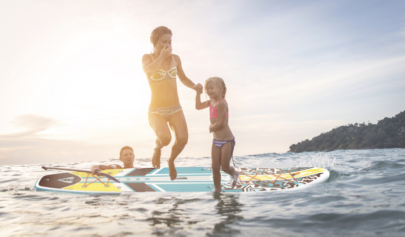 SUP board Zray Graffiti Teal 305x84x15 cm 34247