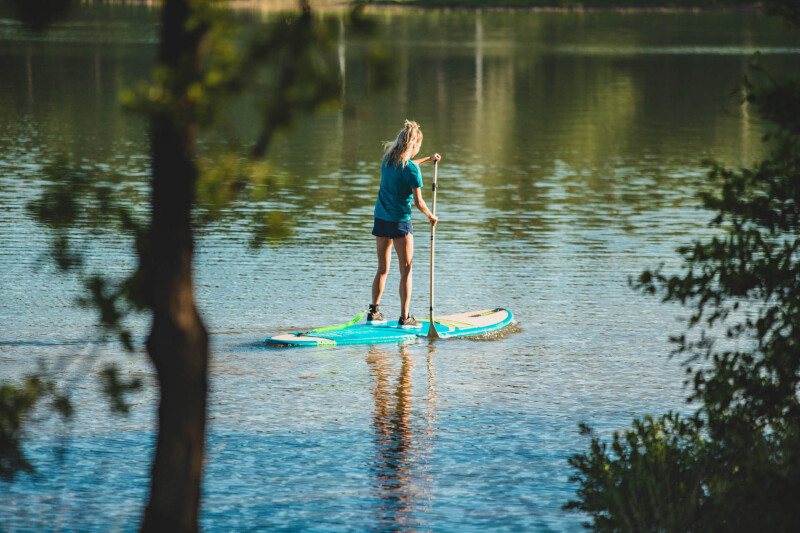 SUP oar Jobe Bamboo Classic, 180-220 cm, bamboo