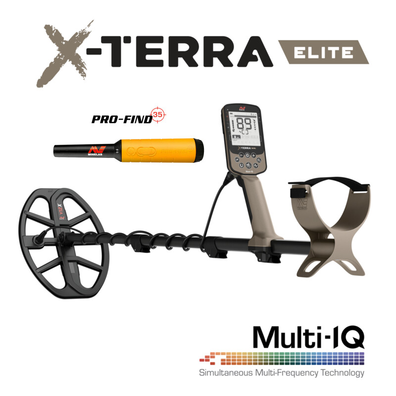 Metāla detektors Minelab X-Terra Elite + DĀVANA PRO-FIND 35