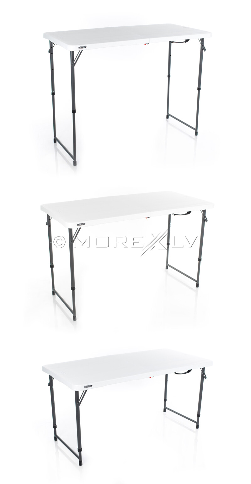 LIFETIME 4428 Adjustable table 122x61x61- 91cm