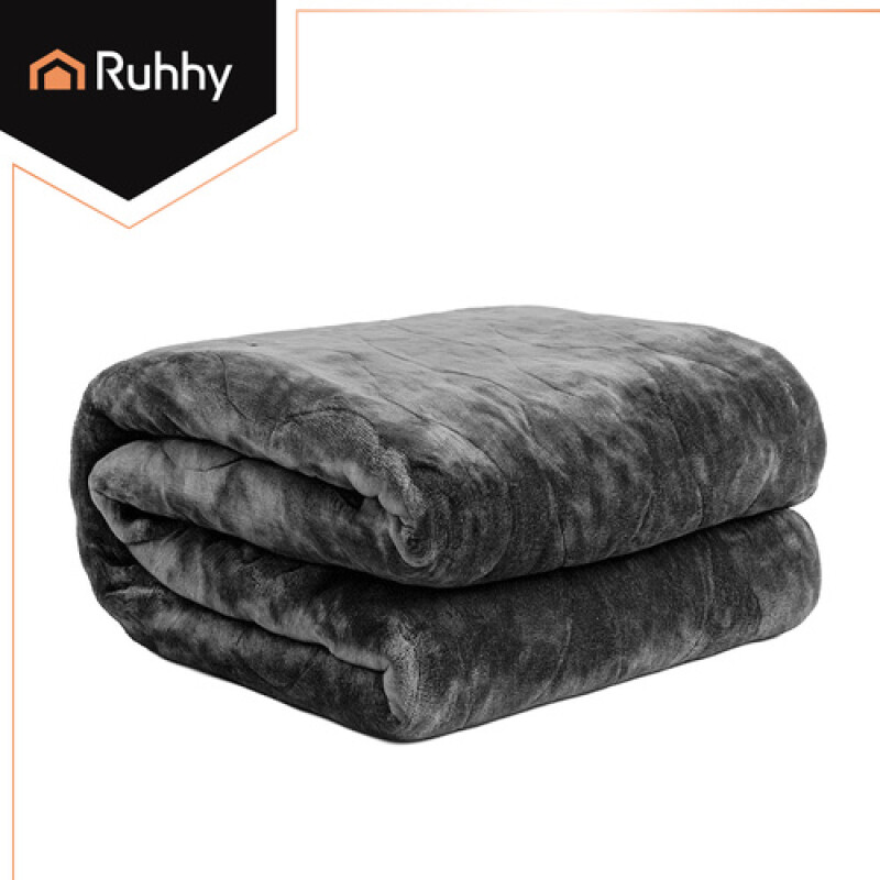 Electric Heated Blanket with 6 modes, 180x130cm, black