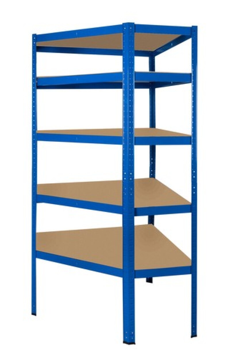 Corner storage rack 180x90x40x40x40 cm