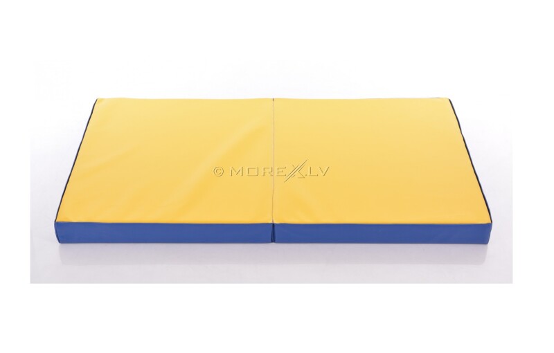 Leather safety mat 66x160cm blue-yellow