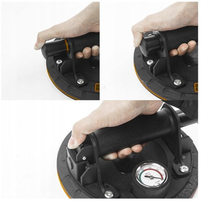 Vacuum suction cup with pump untill 200 kg