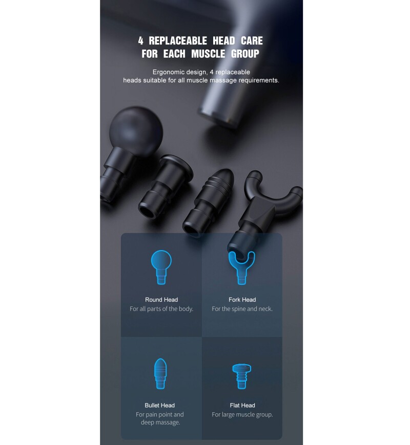 Hi5 Bruning Vibrating Massage Device, with 5 speed levels