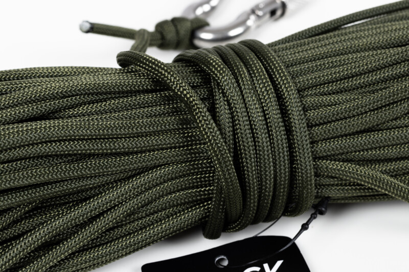 4 mm x 30 m virve parakords Black Magnet meklēšanas magnētam
