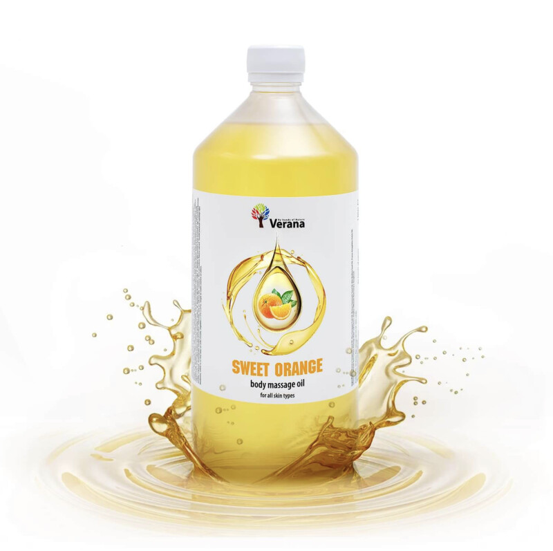 Body massage oil Verana Professional, Sweet orange 1 liter