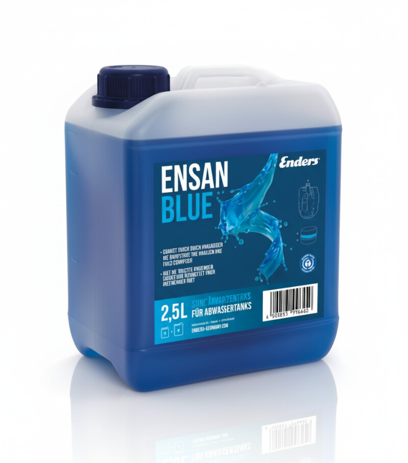 Sanitation liquid for chemical toilets waste water tank Ensan Blue 2.5 L (100ml./10l)