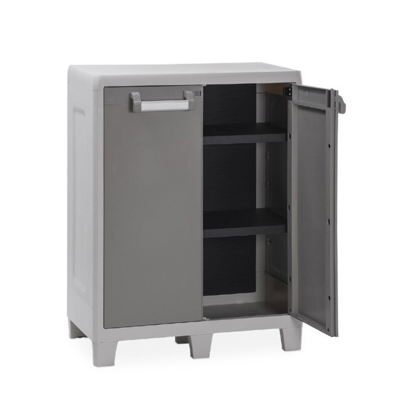 Short garden cabinet, two shelves, 78х49х100 cm, Toomax (Italy)