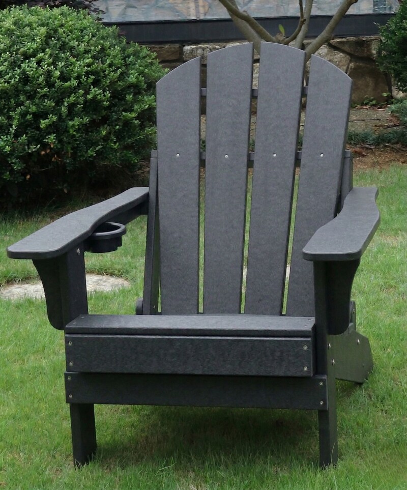 Садовое кресло Adirondack 84x74x90 cm, черное