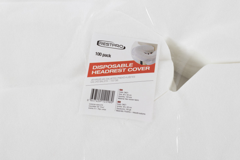 Disposable Headrest Cover - 100pcs Pack