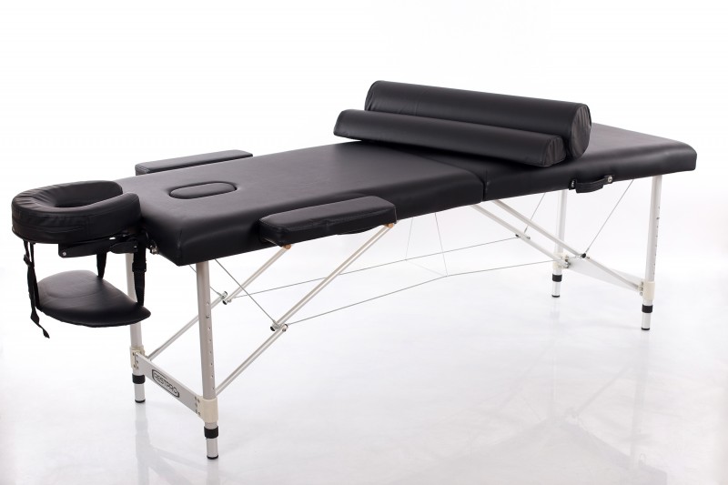 Massage Table + Massage Bolsters RESTPRO® ALU 2 S Black