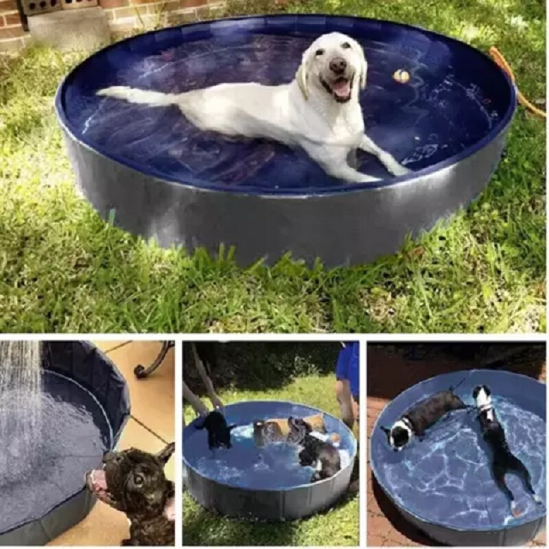 Folding dog pool/pen 100x30