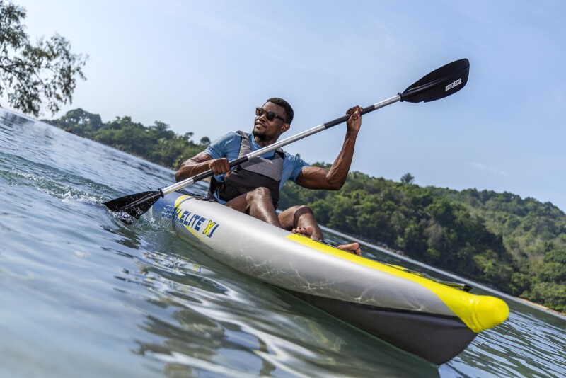 Inflatable single-seat kayak Bestway Dash Elite X1 335x92x30 cm, 65178