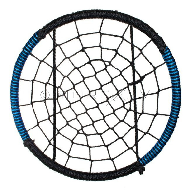 Kids nest swing Ø100 cm, blue-black