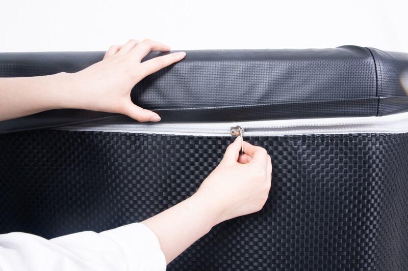 Каркасное джакузи Aegean Eco Foam Black Rattan, 4-6 персон