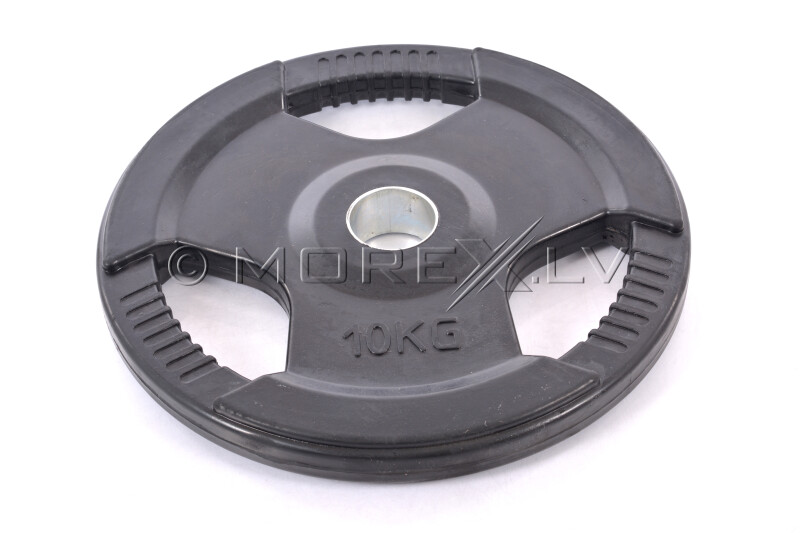 Olympic rubberized weight disk 10kg (50mm)