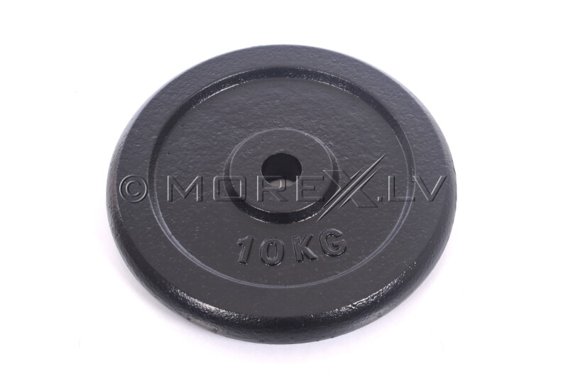 Steel weight disk for barbells and dumbbells (plate) 10kg (31,5mm)