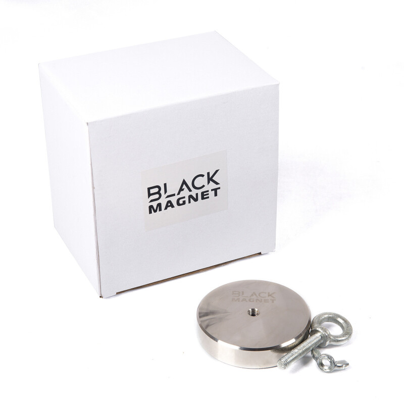 Поисковый магнит 300kg Black Magnet F300