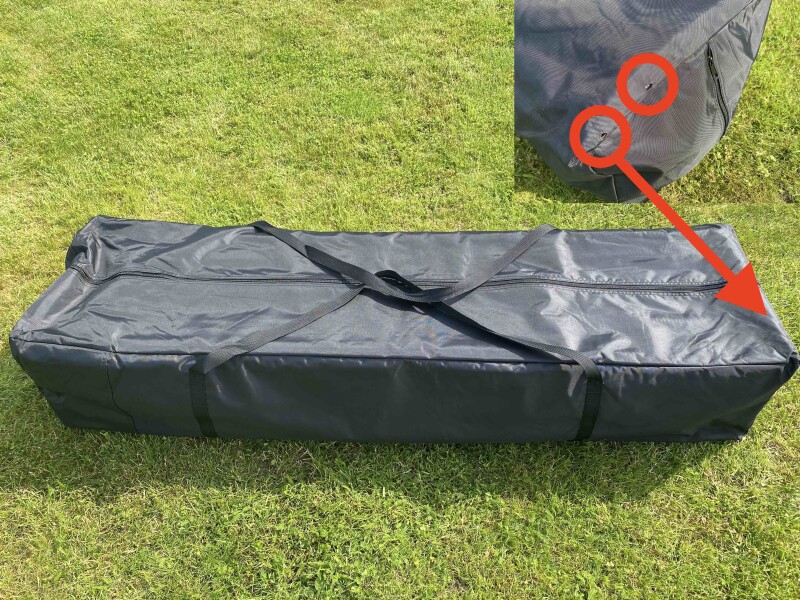 Pop Up portable folding tent enclosure Kit with wall panels 3х4.5 m, N series - aluminum frame 50x50x1.8 mm