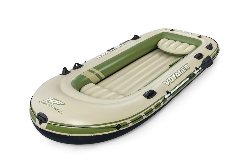 Inflatable 4-seat boat Bestway Voyager X4 Raft, 350х145x49 cm, 65156