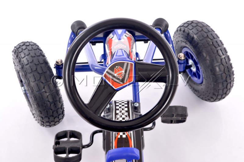 Велокарт (Веломобиль) Go-Kart A-15 синий (от 3-8 лет)