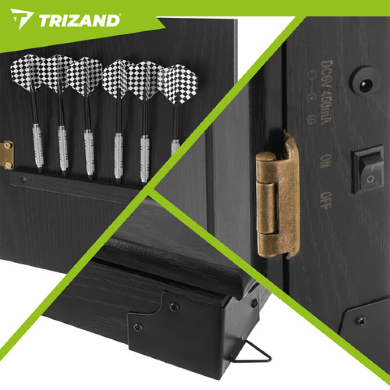 Wooden Electronic Darts Board