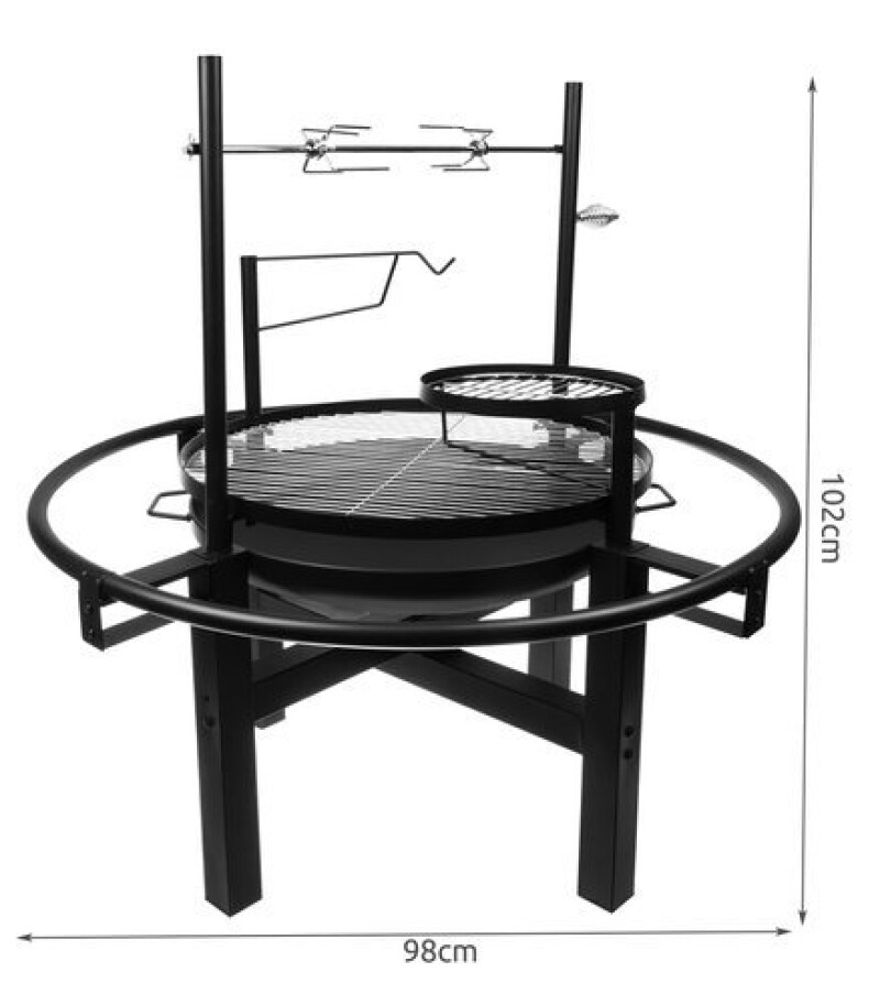 Garden grill 5 in 1 with rotisserie Kaminer