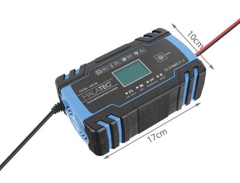 Automatic battery charger 12V / 24V