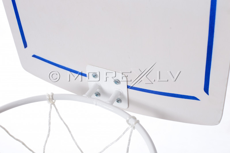Basketball hoop for swedish walls, white