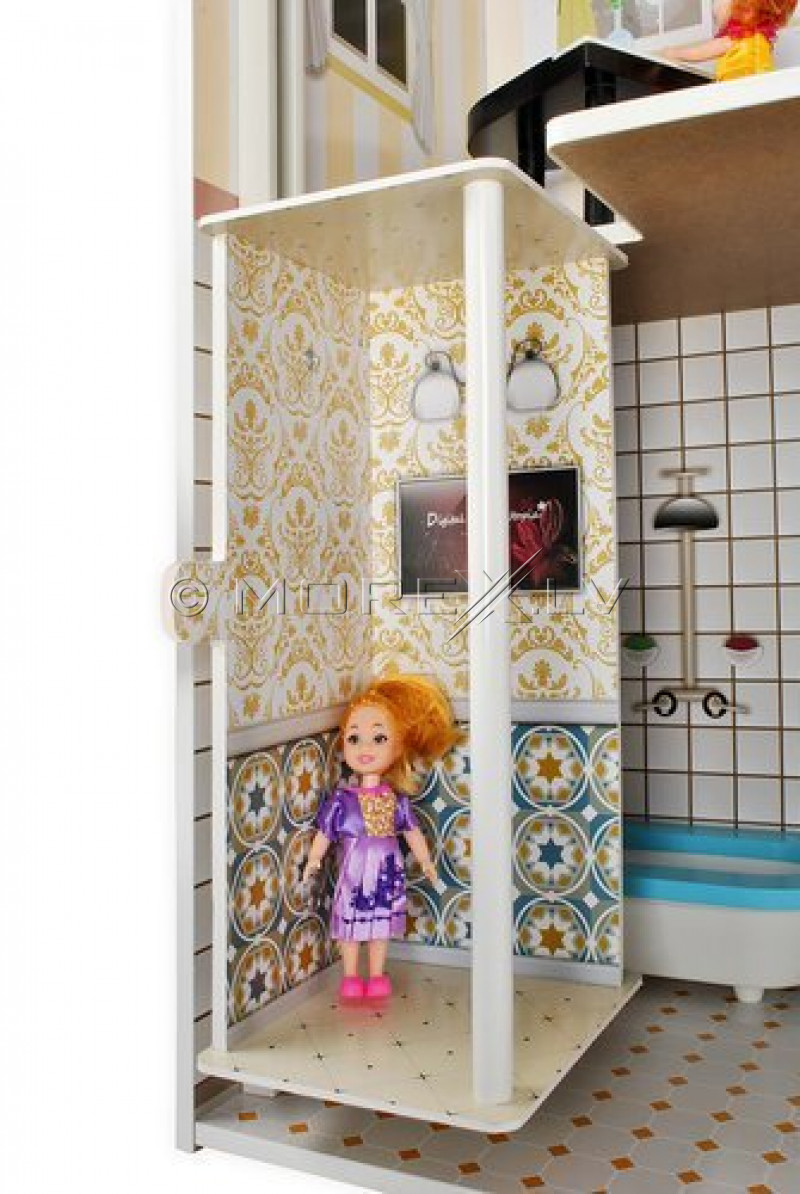 Big wooden dollhouse, 103х120 cm (9152)