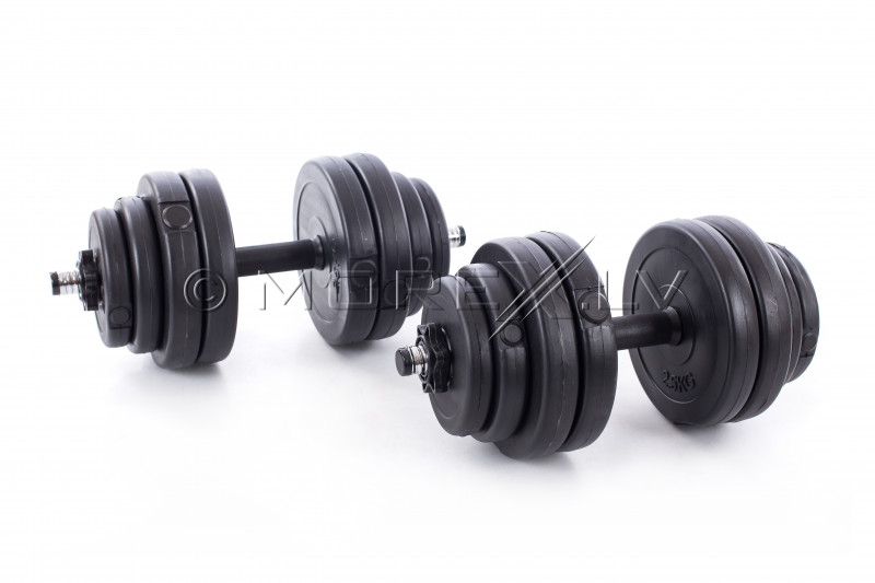 Комплект гантелей 2x15кг